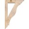 Ekena Millwork Funston Traditional Smooth Bracket w/ Offset Brace, Douglas Fir, 5 1/2"W x 24"D x 36"H BKT0604X24X36FST01SDF - alternate 3